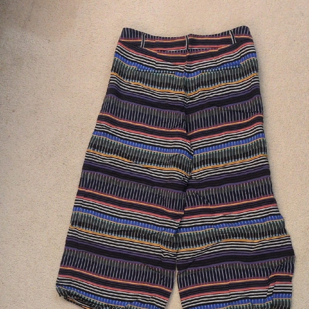 Loft Multicolor Wide-Leg Pants - Picture 4 of 5